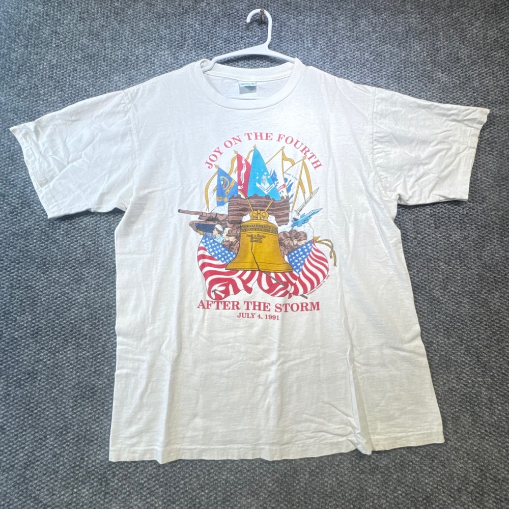 Vintage 1991 Alore Joy On The Fourth After The Storm T-Shirt XL Made In USA Rare